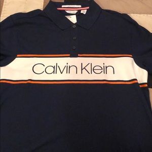 Ck polo shirt navy medium